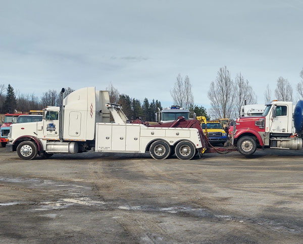 Crosskeys Towing and Road Service Mansfield Pennsylvania Heavy Duty Wrecker Towing Tanker Truck