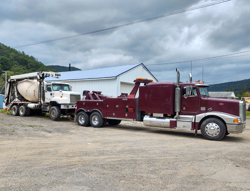 Towing Service Mansfield Pennsylvania Construction Company Towing Crosskeys Towing