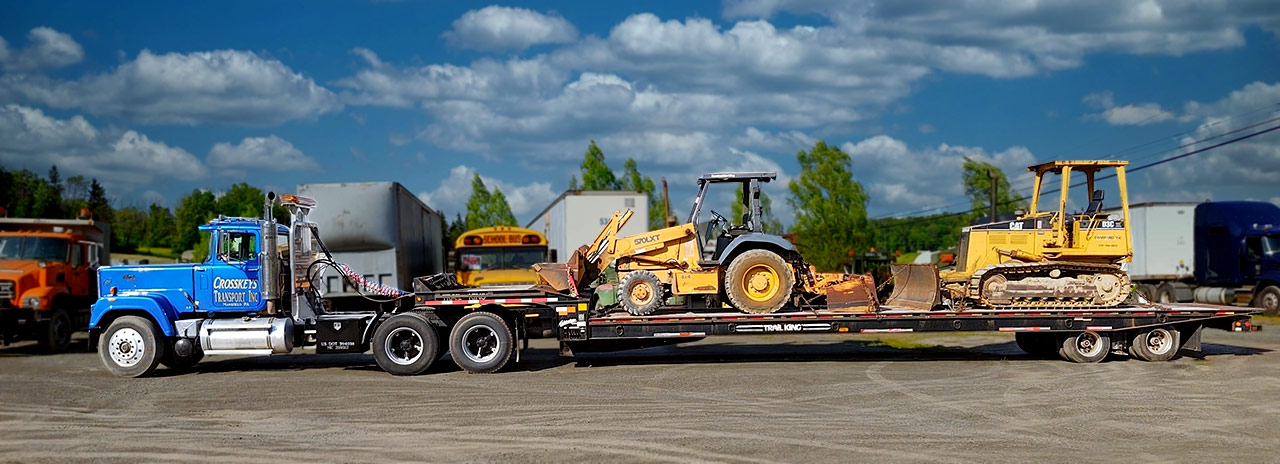 Heavy-Haul-Transport-Crosskeys-Towing-Mansfield-Pennsylvania-Equipment-Transport Heavy Haul Transport Mansfield Pennsylvania Crosskeys Towing and Road Service