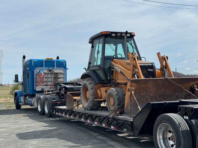 Heavy Haul Transport Service Crosskeys Transport Mansfield Pennsylvania Power Unit Transport