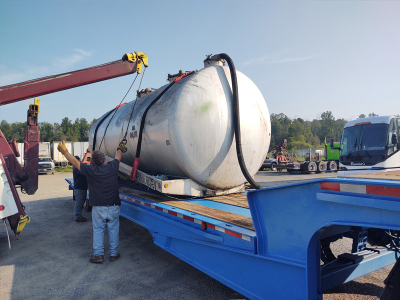 Heavy Haul Transport Service Crosskeys Transport Mansfield Pennsylvania Lowboy Transport
