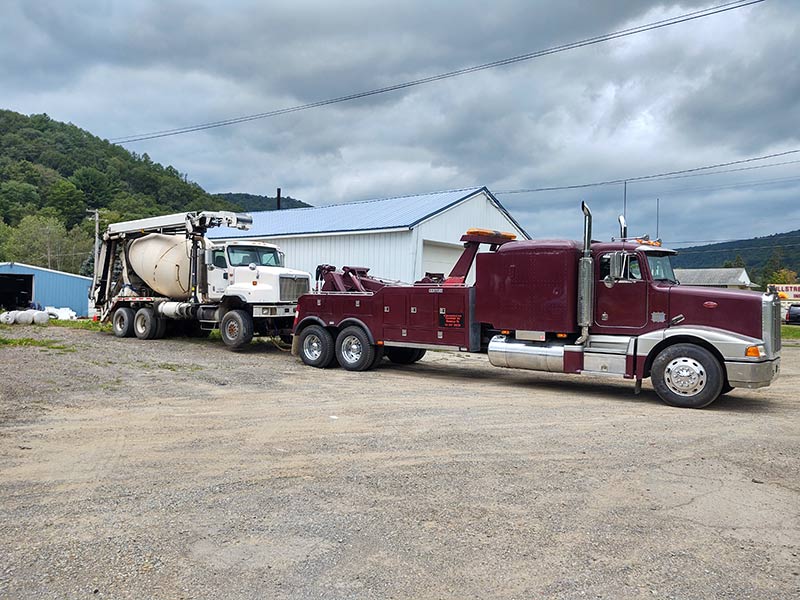 Equipment Hauling Mansfield, PA Crosskeys Towing