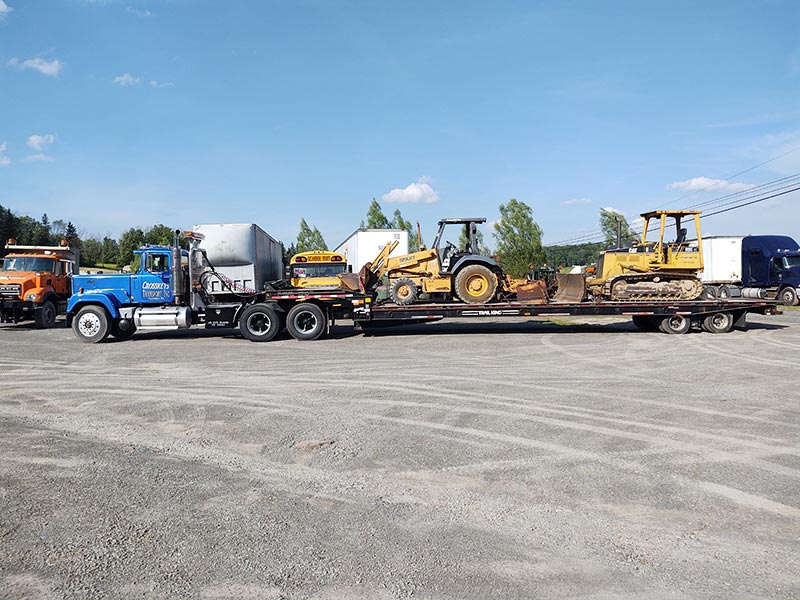 Mansfield Equipment Hauling Done Right With Crosskeys Towing